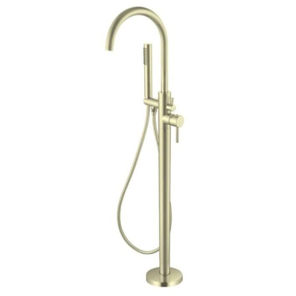 badkraan-vrijstaand-met-handdouche-champagne-goud-maldon